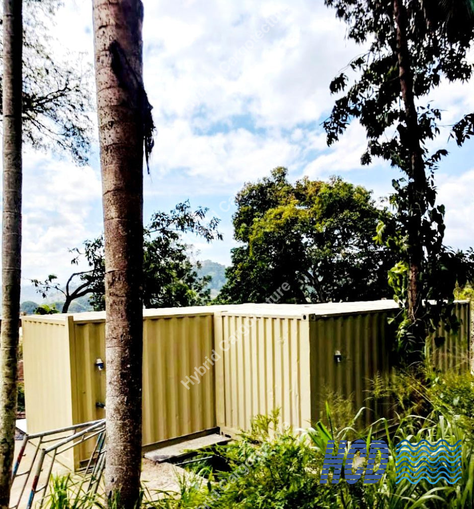 Hybrid One Bedroom Home - Hybrid Cargotecture Development | We are Sri Lanka’s #1 innovative supplier in shipping container and civil building solutions, hybrid hotels, hybrid homes, shipping container homes, including office containers, shipping container office, ISO containers, shipping container conversion and steel fabricated boxes..