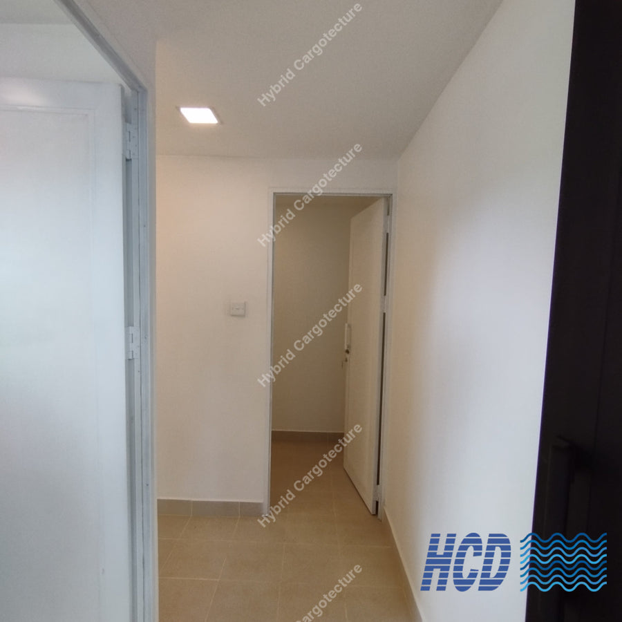 HCD washroom fittings and interior