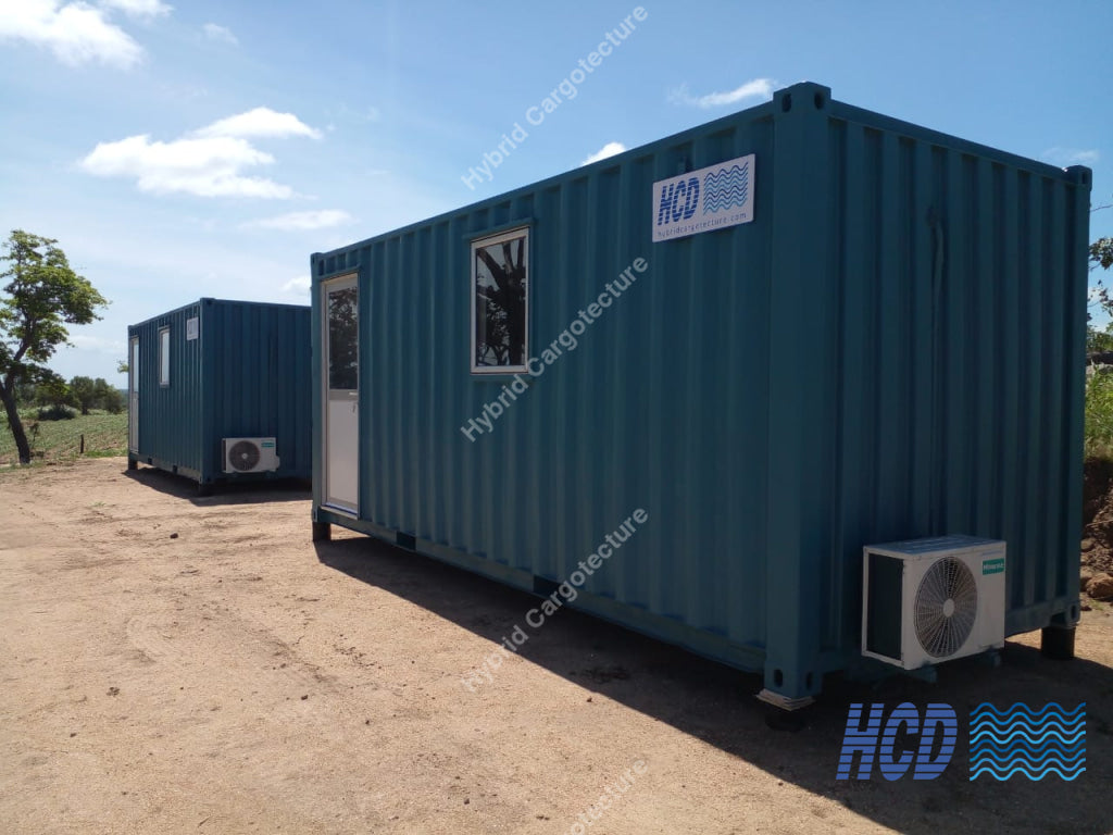 HCD Rividhanavi office containers on site