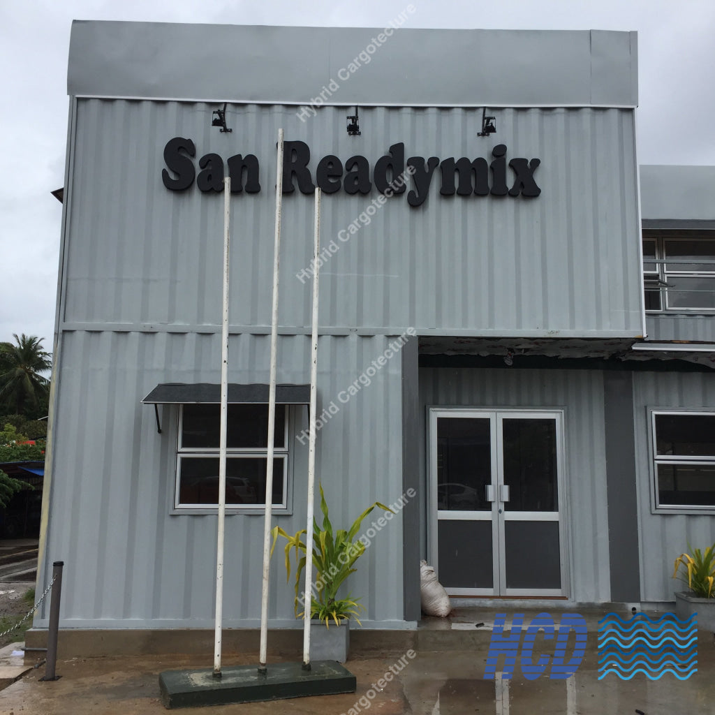 San Readymix | Two Storey Shipping Container Building - Second Image