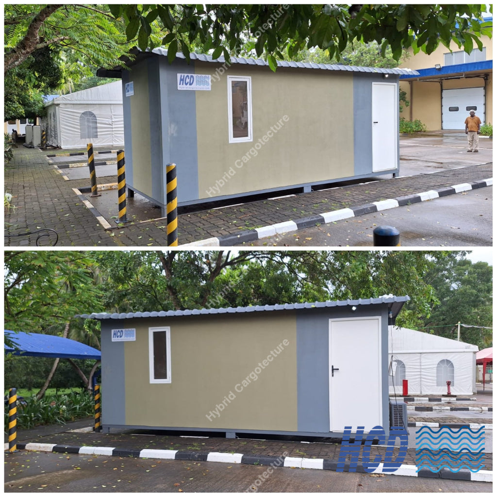 HCD Sirio Hybrid Prefab office exterior