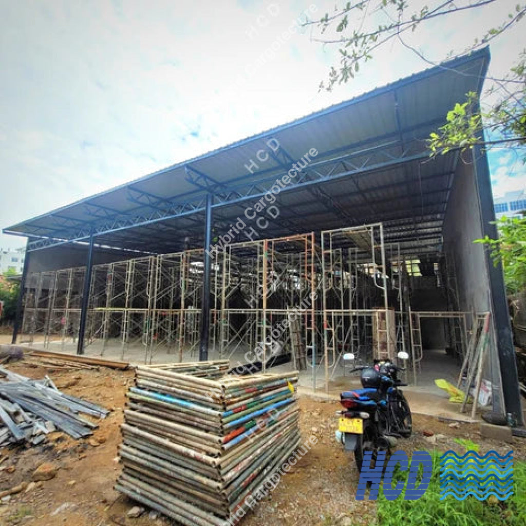 Steel Building [Client Macktiles Lanka Sea View Avenue Colombo 03] Steel