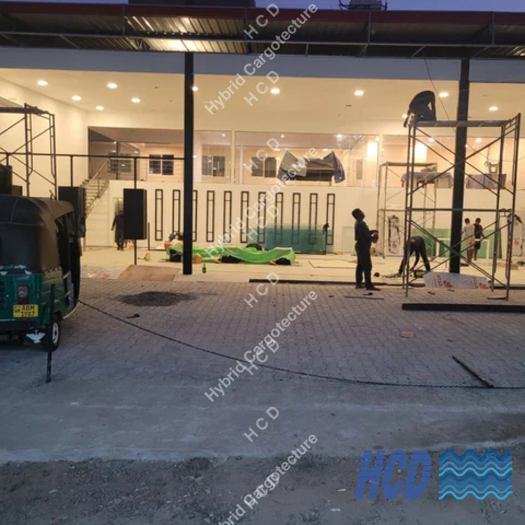 Steel Building [Client Macktiles Lanka Sea View Avenue Colombo 03] Steel