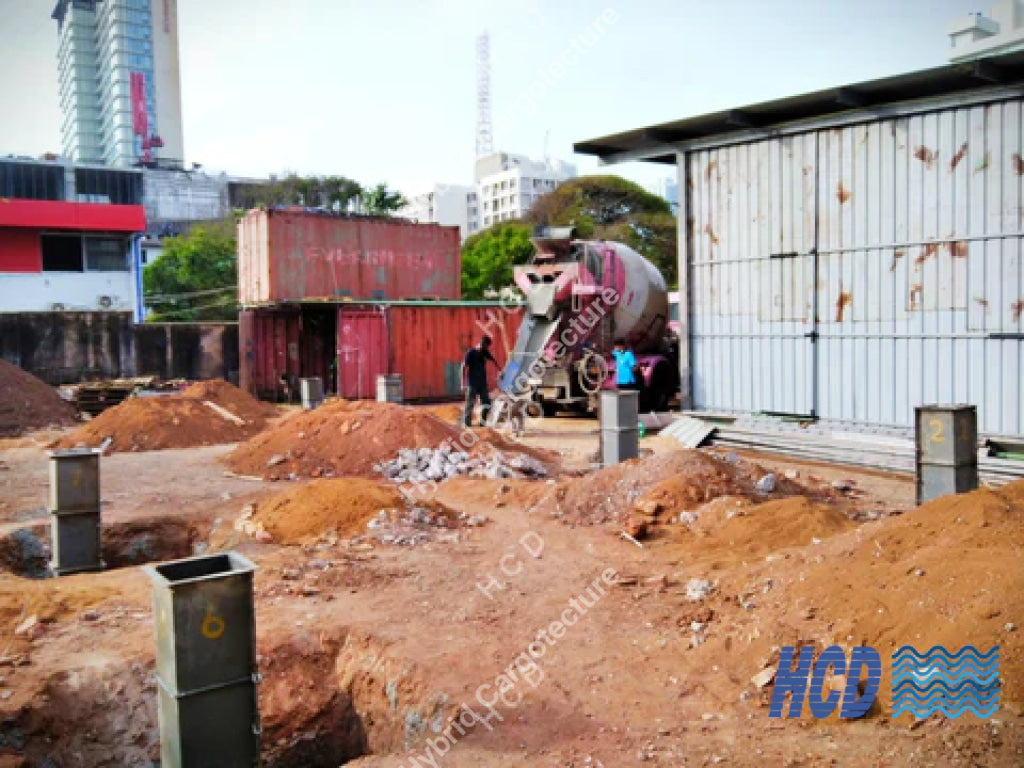 Steel Building [Client Macktiles Lanka Sea View Avenue Colombo 03] Steel