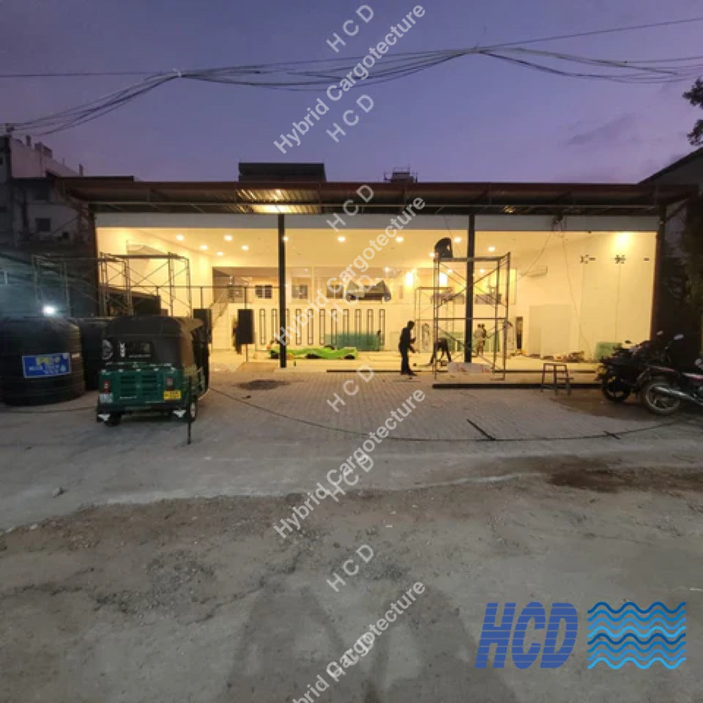 Steel Building [Client Macktiles Lanka Sea View Avenue Colombo 03] Steel