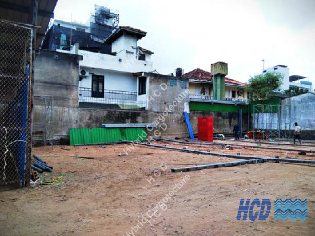 Steel Building [Client Macktiles Lanka Sea View Avenue Colombo 03] Steel