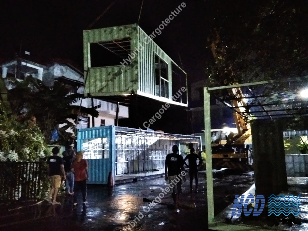 Steel Structure And Shipping Container Hybrid Building