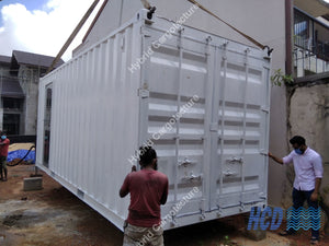 Steel Civil And Shipping Container Hybrid Office In Rajagiriya On Going