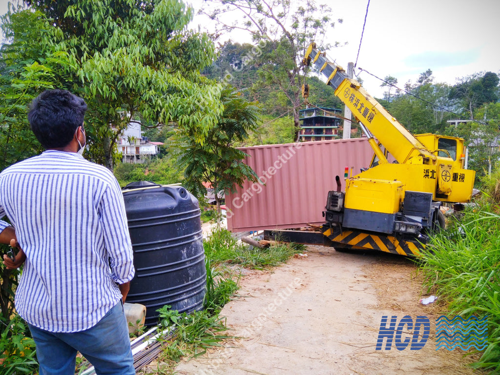 Steel Structure Civil Construction And Hybrid Shipping Container Vila