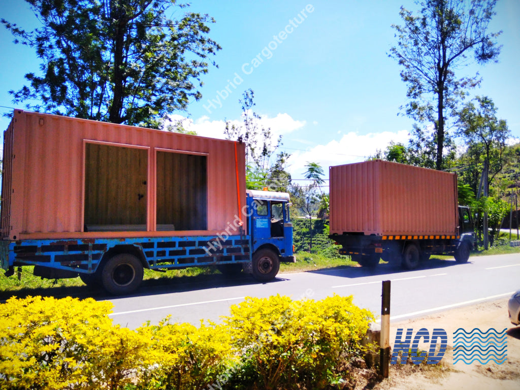 Steel Structure Civil Construction And Hybrid Shipping Container Vila