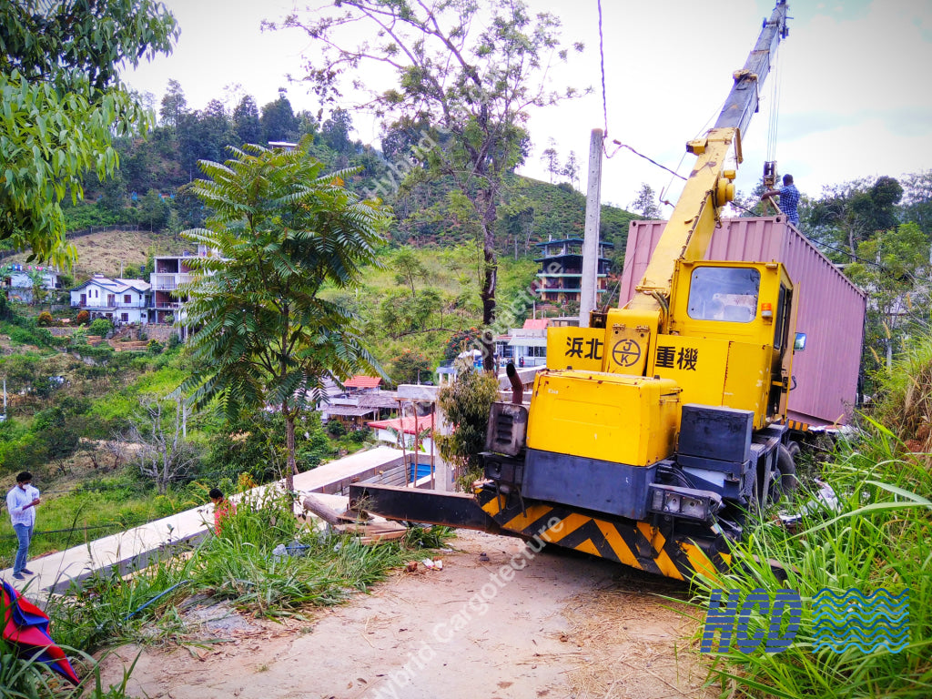 Steel Structure Civil Construction And Hybrid Shipping Container Vila