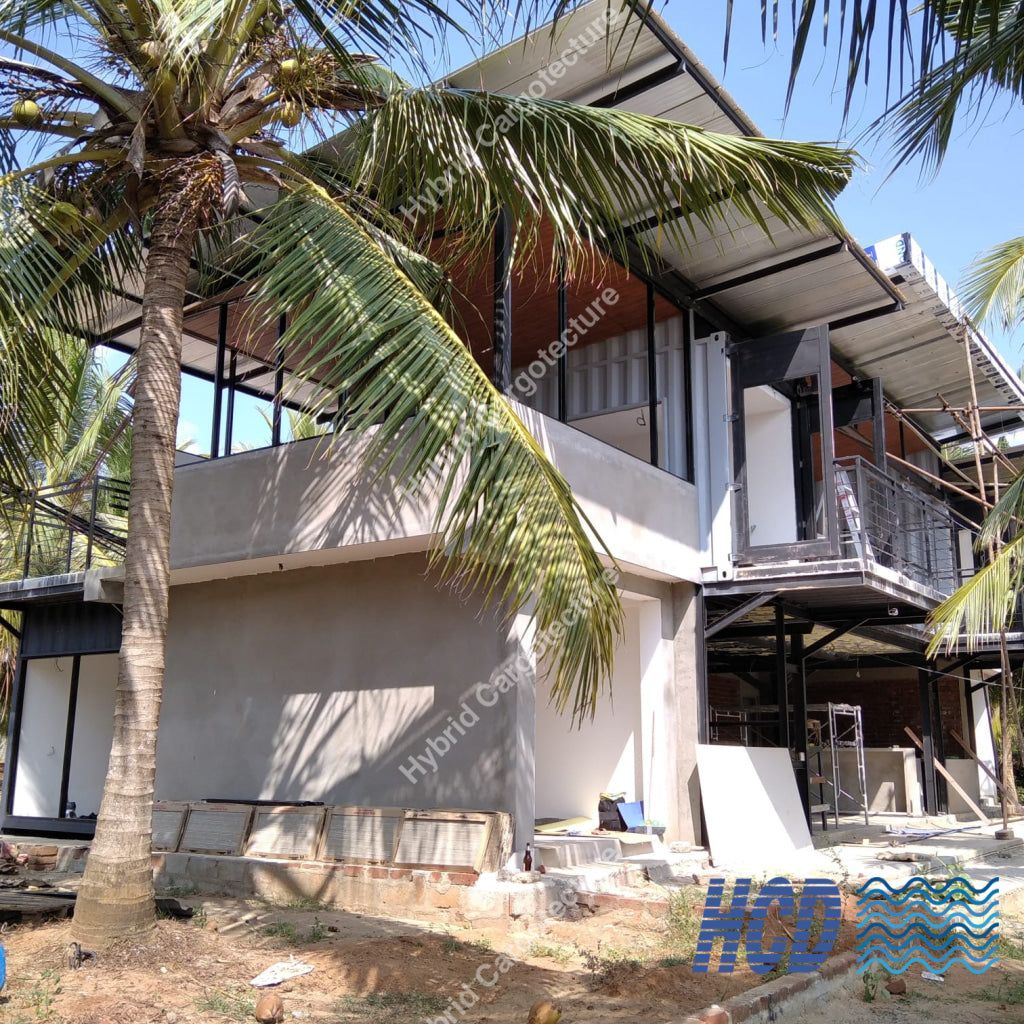 Structural Steel Civil And Shipping Container Villa In Hambantota