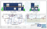 Three Bedroom Hybrid Shipping Container Plans Bedroom Home