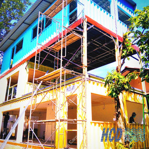 Steel Structure And Shipping Container Hybrid Building In Colombo