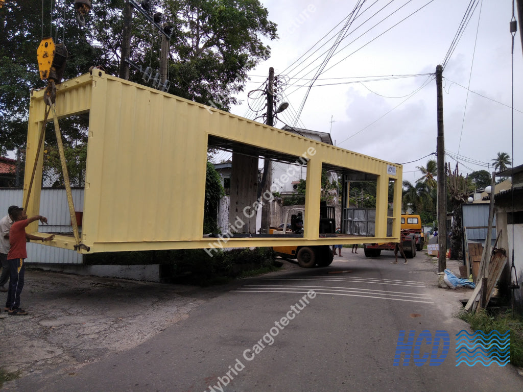 Steel Structure And Shipping Container Hybrid Building