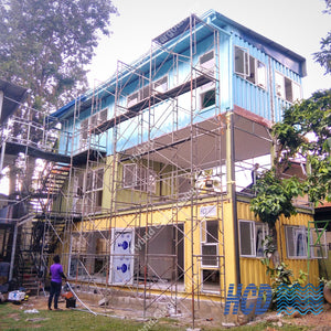 Steel Structure And Shipping Container Hybrid Building In Colombo