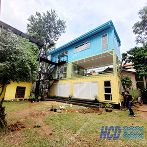 Steel Structure And Shipping Container Hybrid Building In Colombo