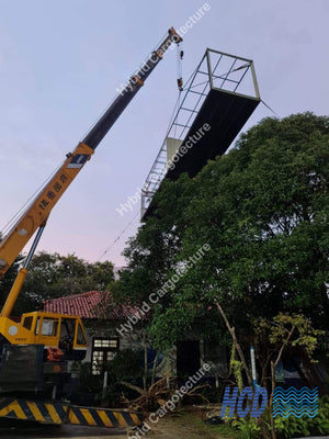 Steel Structure And Shipping Container Hybrid Building