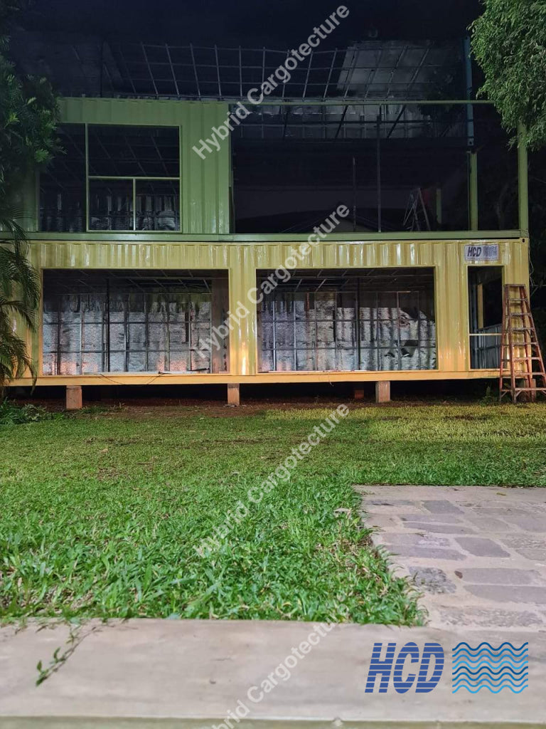 Steel Structure And Shipping Container Hybrid Building