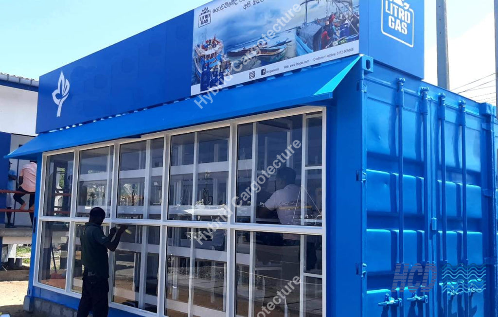 Hybrid Up-cycled Shipping Container Conversions to a Supermarket - Hybrid Cargotecture Development | We are Sri Lanka’s #1 innovative supplier in shipping container and civil building solutions, hybrid hotels, hybrid homes, shipping container homes, including office containers, shipping container office, ISO containers, shipping container conversion and steel fabricated boxes..