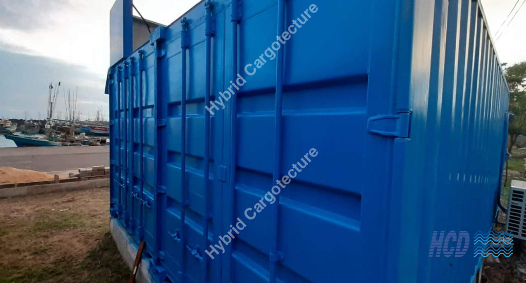 Hybrid Up-cycled Shipping Container Conversions to a Supermarket - Hybrid Cargotecture Development | We are Sri Lanka’s #1 innovative supplier in shipping container and civil building solutions, hybrid hotels, hybrid homes, shipping container homes, including office containers, shipping container office, ISO containers, shipping container conversion and steel fabricated boxes..