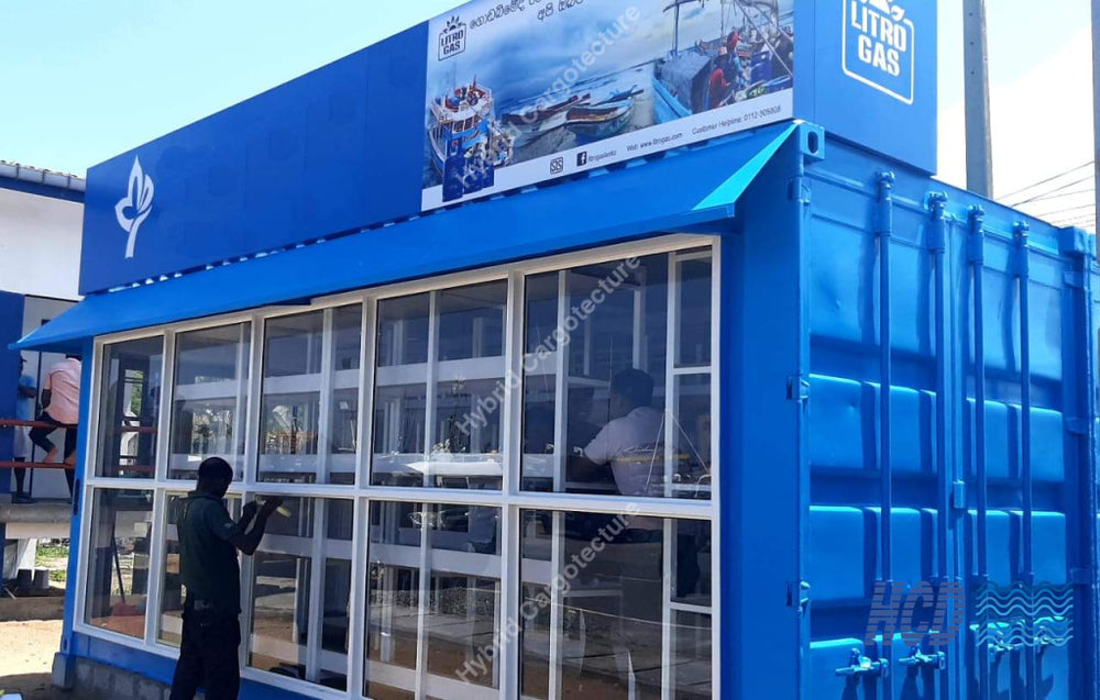 Hybrid Up-cycled Shipping Container Conversions to a Supermarket - Hybrid Cargotecture Development | We are Sri Lanka’s #1 innovative supplier in shipping container and civil building solutions, hybrid hotels, hybrid homes, shipping container homes, including office containers, shipping container office, ISO containers, shipping container conversion and steel fabricated boxes..