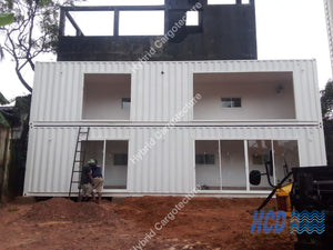 Luxurious Two-Story Container Home Overlooking Diyawanna Lake