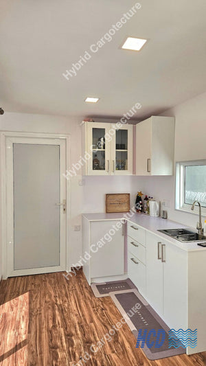 Luxurious Two-Story Container Home Overlooking Diyawanna Lake