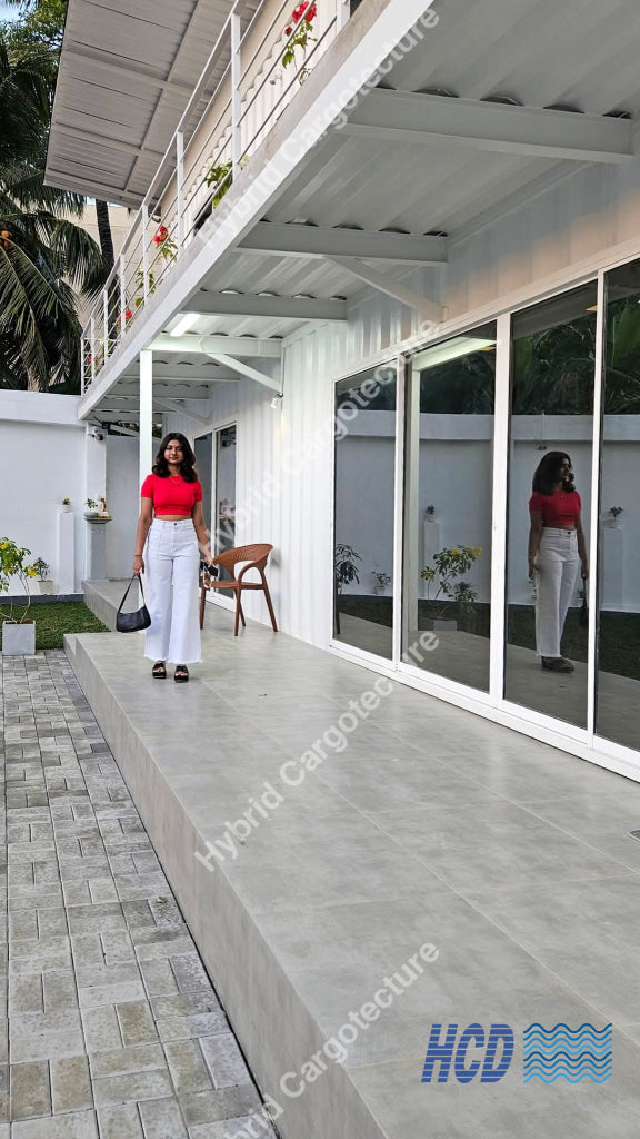 Two-Story Container Home Overlooking Diyawanna Lake