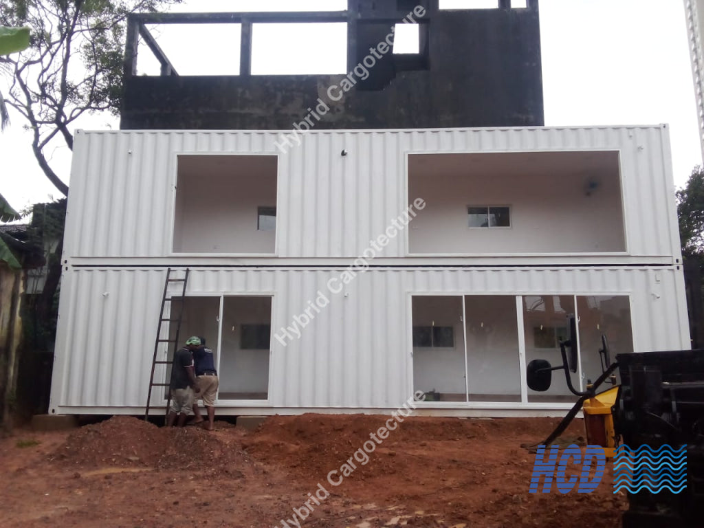 Luxurious Two-Story Container Home Overlooking Diyawanna Lake