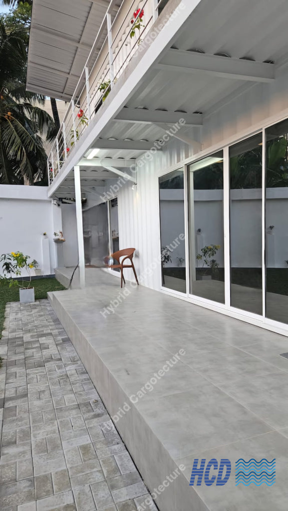 Luxurious Two-Story Container Home Overlooking Diyawanna Lake