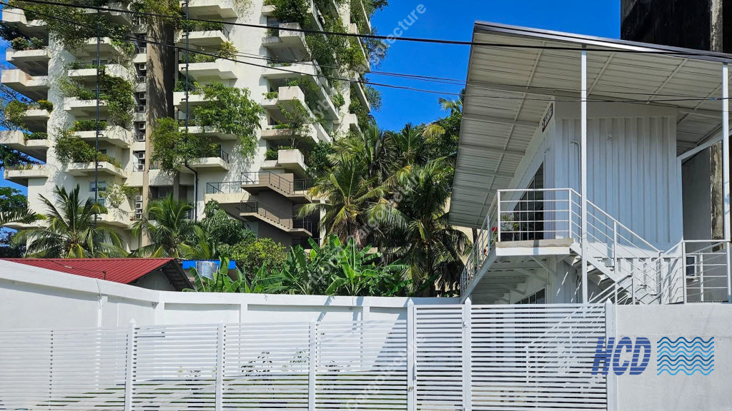 Two-Story Container Home Overlooking Diyawanna Lake