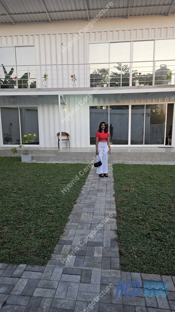Two-Story Container Home Overlooking Diyawanna Lake