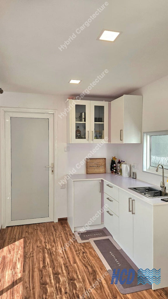 Luxurious Two-Story Container Home Overlooking Diyawanna Lake