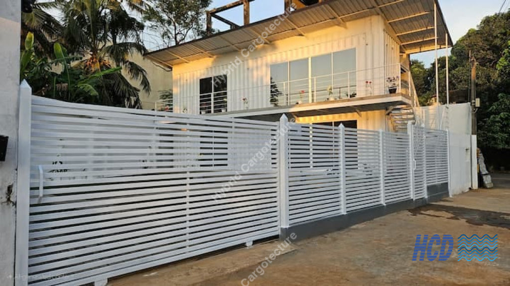 Luxurious Two-Story Container Home Overlooking Diyawanna Lake