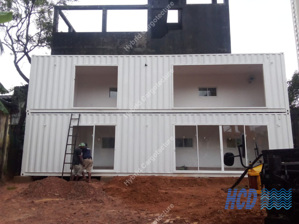 Luxurious Two-Story Container Home Overlooking Diyawanna Lake