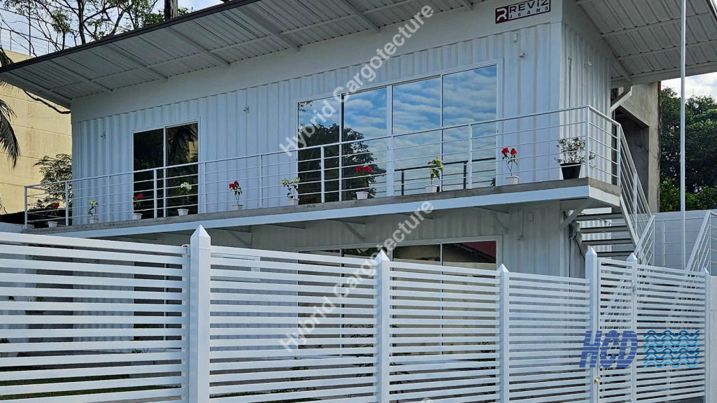 Two-Story Container Home Overlooking Diyawanna Lake