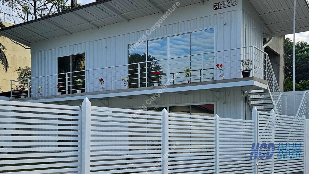 Two-Story Container Home Overlooking Diyawanna Lake