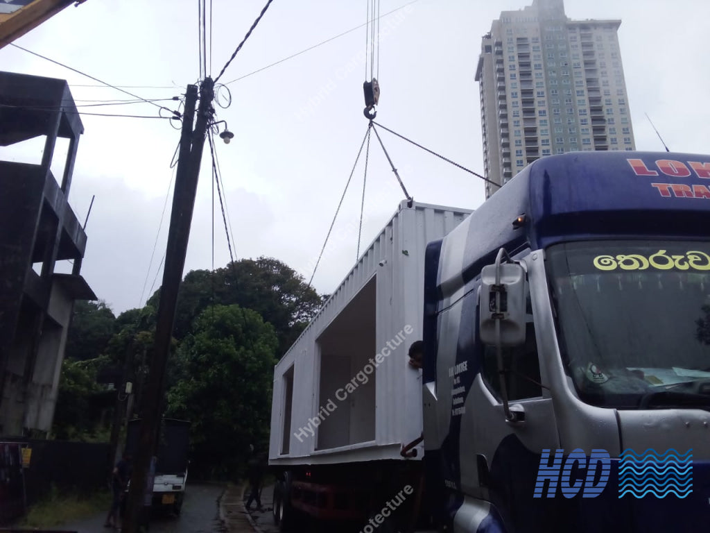 Luxurious Two-Story Container Home Overlooking Diyawanna Lake