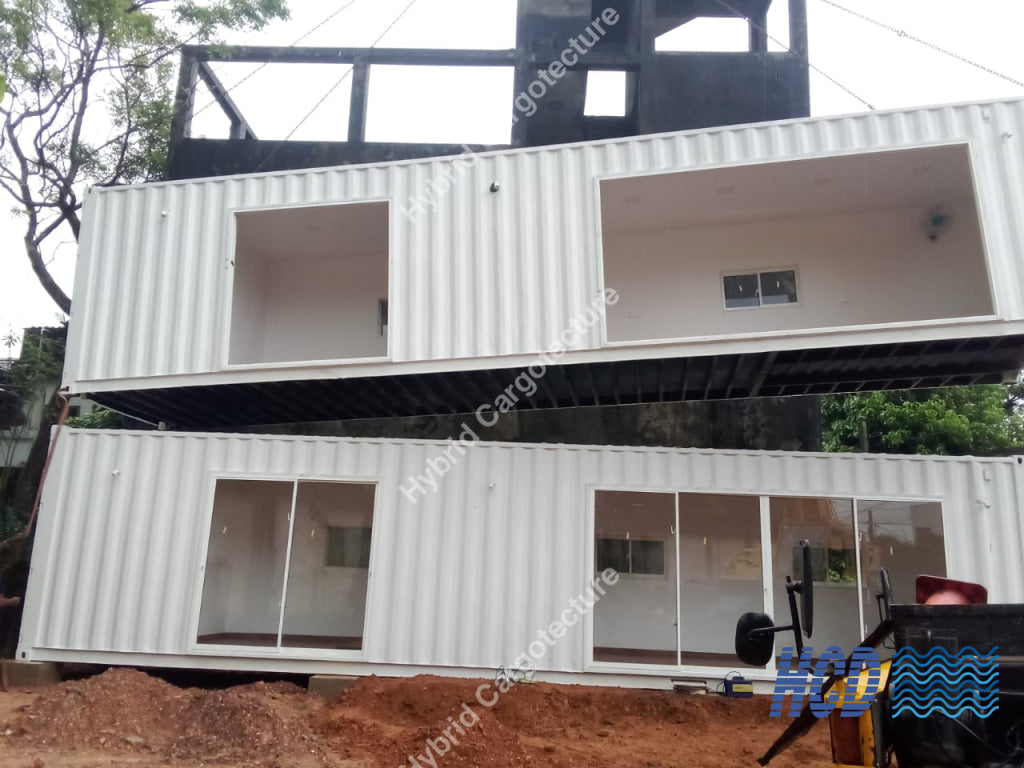 Luxurious Two-Story Container Home Overlooking Diyawanna Lake