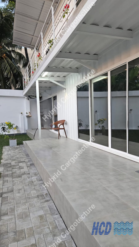 Luxurious Two-Story Container Home Overlooking Diyawanna Lake