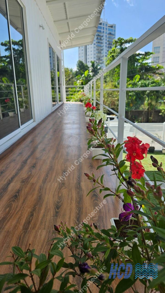 Luxurious Two-Story Container Home Overlooking Diyawanna Lake