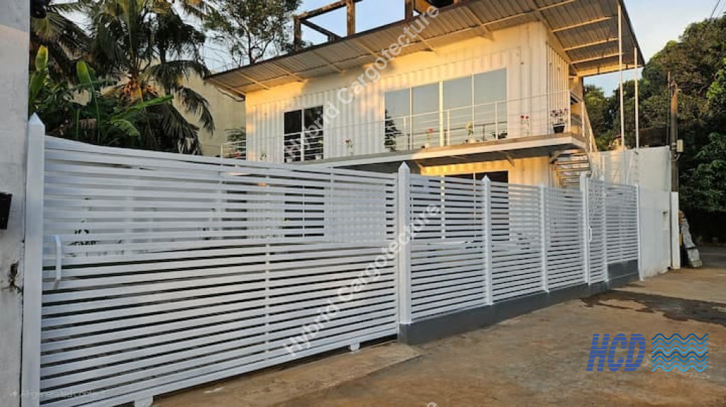 Luxurious Two-Story Container Home Overlooking Diyawanna Lake