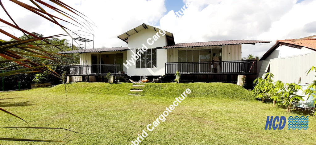 HCD Hybrid Villa in Galle - Hybrid Cargotecture Development | We are Sri Lanka’s #1 innovative supplier in shipping container and civil building solutions, hybrid hotels, hybrid homes, shipping container homes, including office containers, shipping container office, ISO containers, shipping container conversion and steel fabricated boxes..