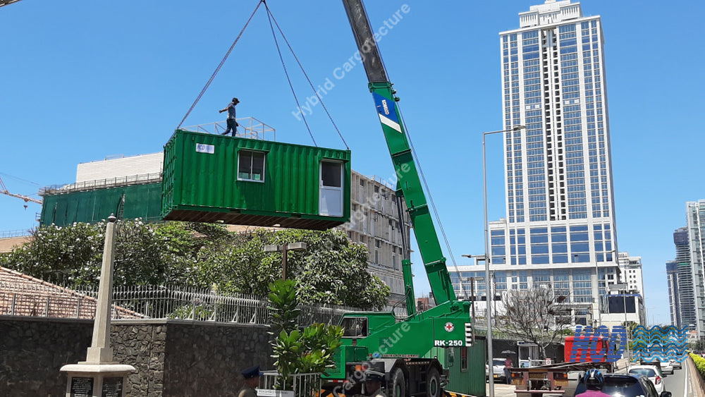 American Embassy In Sri Lanka Gets A Hcd Office Container Hybrid