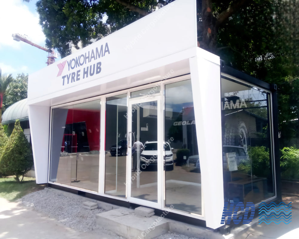 Yokohama Tyre Hub Orugodawatta – Built by Hybrid Cargotecture for Unimo Enterprises